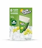 Sun Lolly Wassereis Weintraube 8 Stk | Mit Fruchtsaft | Zum Selbsteinfrieren | Ohne künstliche Aromen | Frei von Süßungsmittel | Laktosefrei | Glutenfrei | 8 x 60ml