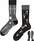TODO Lustige Socken Damen und Herren, Coole Socken mit Motiv - Bunte, Mehrfarbige, Verrückte (43-46, Workout)