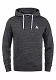 Blend BHHenner Herren Kapuzenpullover Hoodie Pullover mit Kapuze Kordel Kängurutasche Baumwollmischung Regular fit, Größe:L, Farbe:Black (70155)