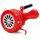Candeon Handkurbel Sirene, 120dB Handsirene Kurbel Alarmsirene Megaphone TröTe Fanfare, Tragbarer Manuell Handsirene Alarm Luftschutzsirene Laute Handkurbel Sirenenhorn FüR Fabriken Schulen