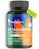 EINFÜHRUNGSANGEBOT | Astaxanthin 8mg hochdosiert | 130 Kapseln | MARKENROHSTOFF: AstRhein® | Quellwasser Kultivierung | Vegan - Astaxantin von SUPPLENATURA®