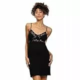 DKaren Damen 5903068504495 Nightgown, Schwarz, XXL