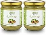 2 Stück - Brontedolci Pistaziencreme süß mit 40% Pistazien aus Sizilien (Ätna) 2x 190g