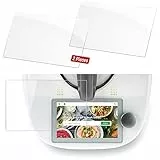 Siegvoll 2 STK Displayschutz für Vorwerk Thermomix TM6 Display Schutzfolie für TM6 Zubehör 9H Panzerglasfolie kratzfest langlebig