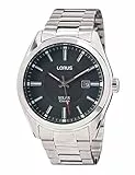 Lorus Herren-Uhr Solar Edelstahl mit Metallband RX333AX9