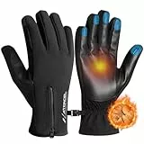 ATERCEL Winterhandschuhe Wasserdicht für Damen und Herren – Isolierte Fahrradhandschuhe für kalte Tage mit Touchscreen-Kompatibilität, Perfekt für Radfahren, Autofahren und Outdoor-Sport