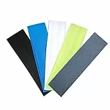 Stirnbänder, elastisches Haarband, Schweißband, verschiedene Farben, 5 Stück, dehnbar, für Damen oder Herren, Sport, Yoga, Gesichtsreinigung, Fitness, Radfahren