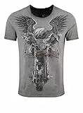KEY LARGO Herren Sunset Hills Round T-Shirt, Anthra (1101), L