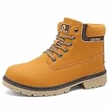 VTASQ Winterstiefel Damen Gefüttert Winterschuhe Wasserdicht Warme Winter Boots Outdoor Wanderschuhe Rutschfest Frauen Schneestiefel Kurzschaft Stiefel Braun EU40