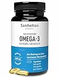 Sanhelios Omega-3 | 400 Weichkapseln | in Triglycerid-Form | Laborgeprüft
