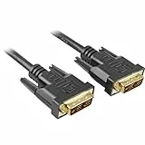 Sharkoon DVI-D auf DVI-D Kabel 19-polig 3m schwarz