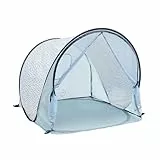 Babymoov Strandmuschel mit UV-Sonnenschutz - LSF 50, Pop-Up-System, Sonnenschutz, Blue Waves