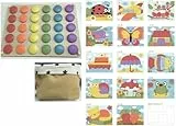 Joyreal Wooden Puzzle Steckspiel ab 2 Jahr