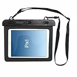 doupi wasserdichte Schutztasche 220x160mm für 7/8 Zoll Tablet Touchscreen Funktion Wasserfest Schutzhülle Waterproof Water Resistant Beach Bag Schwarz