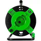 REV Kabeltrommel EX, IP44, 3000W, Kabelaufroller, Gerätetrommel, Leertrommel, Outdoor, grün