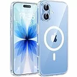 TOCOL für iPhone 17 Hülle, Kompatibel mit MagSafe, Nie Vergilbung, Vollständiger Kameraschutz, Stoßfest Kratzfest Magnetisch Handyhülle für iPhone 17 Case 6,3 Zoll, Transparent
