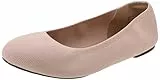 Amazon Essentials Damen Ballerinas aus Strick, Sand, 46 EU