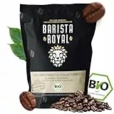 Kaffee für Vollautomat 'Barista Royal' – 1kg Bio-Kaffeebohnen – unkomplizierter Genuss für Cafe Crema, Cappuccino und mehr – Perfekt für DeLonghi, Philips, Krups, Jura Vollautomatenkaffee