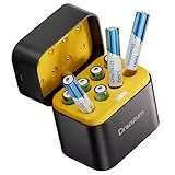 Dracutum Wiederaufladbare Lithium Akkus AAA 8Pack mit Ladegerät, 1300mWh Hohe Kapazität 1.5V AAA Batterien, 2000 Ladezyklen Langlebige AAA Li-ion Batterie mit Integrierter Charing Aufbewahrungsbox