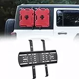 JOYTUTUS MOLLE-Panel-Kit für Heckscheibe, kompatibel mit Wrangler JL 2018–2024 (nur harte Oberseite), Wrangler Cargo Halterung für Recovery Traktionsplatten, Halterung, Gasdosenhalterung,