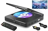 Blu Ray Player 1080P Full HD, Region B/2 Blu-ray & All Region DVD Player, Dolby Digital, HDMI/AV, USB bis 128GB, PAL/NTSC, HDMI & AV Kabel, kompakter DVD Blu-ray Player für TV