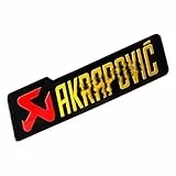 3D -Aluminium -Motorradaufkleber -Aufkleber -Aufkleber for Akrapovic -Abgas -Muffler -Auto -Moto -Dekoration (Color : 14cm Yellow)