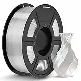 TECBEARS PLA Filament 1.75mm Transparent, 1kg 3D Drucker Filament PLA, Filament 3d Druckmaterialien, Vakuumverpackung, Maßgenauigkeit +/- 0,02 mm, 1kg Spule (2,2lbs) PLA Filament für 3D Drucken