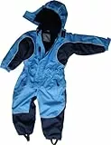 Maylynn Outdoor Kuscheliger Schneeanzug Skianzug hellblau atmungsaktiv und wasserdicht 5000mm, Größe:98
