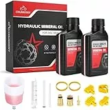 CHUMXINY Bremsen Entlüftungsset für Shimano Scheibenbremsen, Inklusive 300ML Mineralöl-Bremsflüssigkeit, Durchsichtigem Trichter und Bedienungsanleitung.