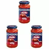Barilla Pastasauce Pomodoro – Tomatensauce 1 Glas (1x400g) (Packung mit 3)