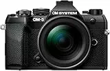 OM SYSTEM OM-5 Mark II Micro Four Thirds Systemkamera inkl. M.Zuiko Digital ED 12–45 mm PRO Objektiv, 20 MP Live MOS-Sensor, 5-Achsen-Bildstabilisierung, IP53-Wetterschutz, Handheld HighRes Shot 50 MP