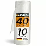 Hinrichs Luftpolsterfolie Rolle 10m x 40 cm - Ideal für Versand, Verpackung und Umzug - 100% recyclingfähig - Bubble Wrap als Verpackungsmaterial - Noppenfolie - Polstermaterial