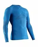X-Bionic Energizer 4.0 Langärmliges Kompressions-Jersey-T-Shirt Blau Mann Grösse S