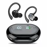 Bluetooth Kopfhörer Sport, Kopfhörer Kabellos Bluetooth 5.4 mit 4 ENC Noise Cancelling Mic, Kabellose Kopfhörer Hi-Fi Stereo Tiefer Bass Wireless Earbuds, IP7 Wasserdicht Ohrhörer LED Anzeige