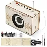 DIY Kits Holz Radio, Holzs 3D Puzzle Radio Bausatz, DIYs Radios FM Empfänger Kit, Elektronisches Lernset Für Holzradios, DIYs Holz Bastelset für Kinder ab 7 Jahren, STEM-Spielzeug für Alter 7-12 Jahre