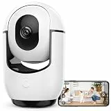 RADCLO 360° Überwachungskamera für den Innenbereich, 2K-Kamera, Nachtsicht, Überwachungskamera innen mit PIR-Bewegungserkennung, Zwei-Wege-Audio, Cloud/Micro-SD-Speicher, Ideal für Baby/Haustier