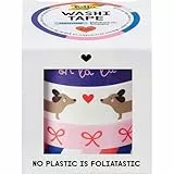 folia 26454 - Washi Tape PARISIENNE, 4 x 10 m, Klebeband aus Reispapier, Hotfoil in 4 Designs, zum Basteln, Verzieren und Dekorieren