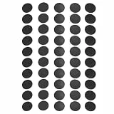 Lazmin112 50 Stück Lautsprecher-Isolationsfüße, 35 X 3 Mm Eva-Schaum-Anti-Vibrations-Pads mit Selbstklebender Rückseite für Soundbar, Subwoofer, Plattenspieler, CD-Player