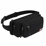 AirZyx Große wasserdichte Bauchtasche für Damen und Herren für Sport