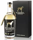 Windspiel Premium Dry Gin Reserve 49,3% vol. Fassgelagerter Manufaktur Gin in edler Holzbox zum Verschenken aus der deutschen Vulkaneifel