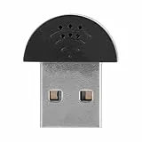 Sxhlseller USB Mikrofon - 360 ° Omnidirektionales Plug & Play Geräuschunterdrückung Mikrofon für PC für Mac Skype/Chat/Hochleistungsmikrofon(Schwarz)