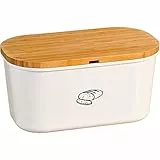 Kesper 58080 Brotbox, Melamin, weiß, 37 x 21.5 x 18.5 cm
