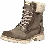 Tom Tailor Damen 4290220009 Mode-Stiefel, Taupe, 38 EU