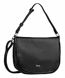 Gabor bags Alira Damen Satteltasche Umhängetasche Klein Schwarz