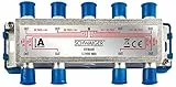 Schwaiger VTF8848241 High-End-Verteiler 8-Fach für BK- und GA-Anlagen (110 dB)