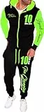 RMK Herren Jogginganzug Sportanzug Marine Royal Fitness Streetwear Trainingsanzug A.2252 (DE/NL/SE/PL, Alphanumerisch, XL, Regular, Regular, Grün)