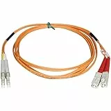 Tripp Lite Duplex Multimode 50/125 Fiber Patch Cable (LC/SC), 1M - Fibre Optic Cables (1M, 1m, LC, SC, Orange)