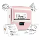 ORGSTA T003 etikettendrucker selbstklebend etikettiergerät Bluetooth & USB 2200 mAh etikettiermaschinen 50 mm/s beschriftungsgerät ettikettiergeraet 20 mm-80 mmlabel Printer Sticker Maker