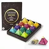 Creano Premium Bio Kräutertee Geschenkset „ORGANIC HERBAL TEA“ - 12 Pyramiden-Teebeutel in 9 unterschiedlichen Sorten - 30g - NEUHEIT 2024*