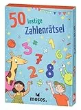 Moses. 50 lustige Zahlenrätsel, Kartenset mit Rechenaufgaben, Zahlencodes und Anderen Rätseln, Kindergeburtstag oder zum Schulstart, für Kinder ab 8 Jahren